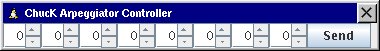 ArpeggiatorController swing gui
